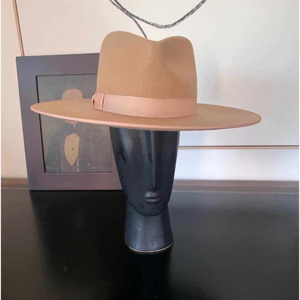 Western-Style Rancher Hat by Lack of Color Size Small in beige  like new - Picture 5 of 13